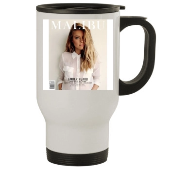 Amber Heard Stainless Steel Travel Mug