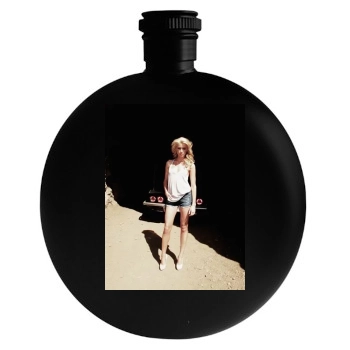 Amber Heard Round Flask