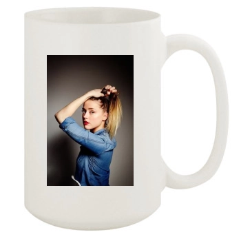 Amber Heard 15oz White Mug