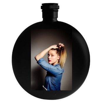 Amber Heard Round Flask