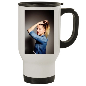 Amber Heard Stainless Steel Travel Mug