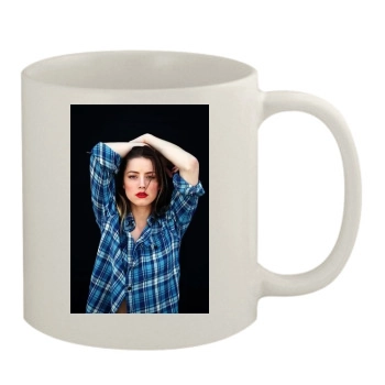 Amber Heard 11oz White Mug