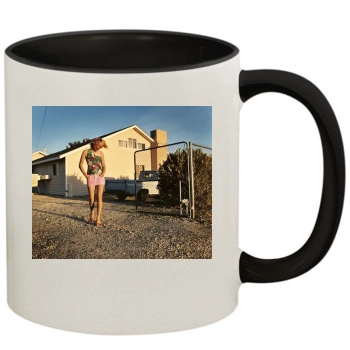 Amber Valletta 11oz Colored Inner & Handle Mug