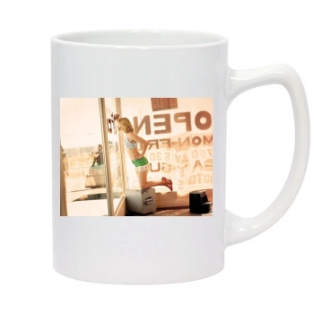 Amber Valletta 14oz White Statesman Mug