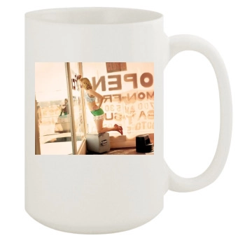 Amber Valletta 15oz White Mug