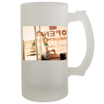 Amber Valletta 16oz Frosted Beer Stein