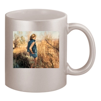 Amber Valletta 11oz Metallic Silver Mug