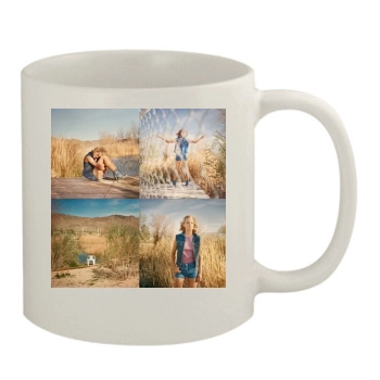 Amber Valletta 11oz White Mug