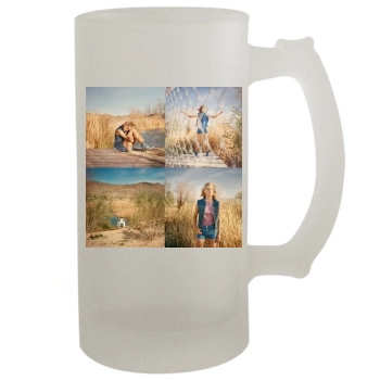 Amber Valletta 16oz Frosted Beer Stein