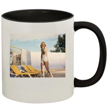 Amber Valletta 11oz Colored Inner & Handle Mug