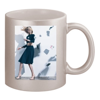 Amber Valletta 11oz Metallic Silver Mug