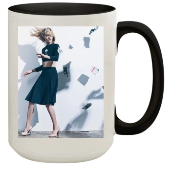 Amber Valletta 15oz Colored Inner & Handle Mug