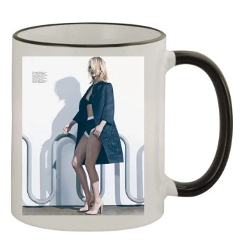 Amber Valletta 11oz Colored Rim & Handle Mug