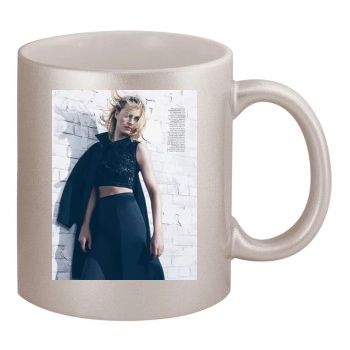 Amber Valletta 11oz Metallic Silver Mug