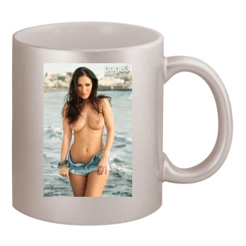 Amii Grove 11oz Metallic Silver Mug