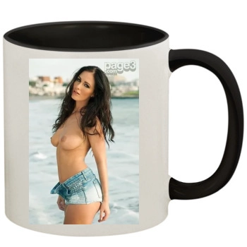 Amii Grove 11oz Colored Inner & Handle Mug