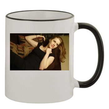 Amy Adams 11oz Colored Rim & Handle Mug