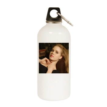 Amy Adams White Water Bottle With Carabiner