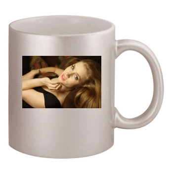 Amy Adams 11oz Metallic Silver Mug