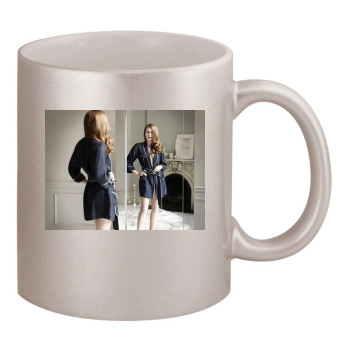 Amy Adams 11oz Metallic Silver Mug