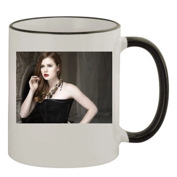 Amy Adams 11oz Colored Rim & Handle Mug