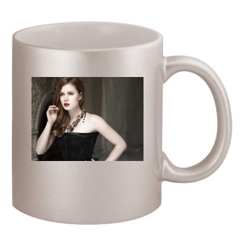 Amy Adams 11oz Metallic Silver Mug