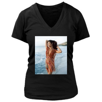 Anggun Women's Deep V-Neck TShirt