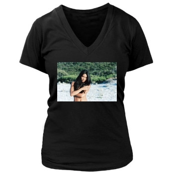 Anggun Women's Deep V-Neck TShirt