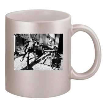 Anja Rubik 11oz Metallic Silver Mug