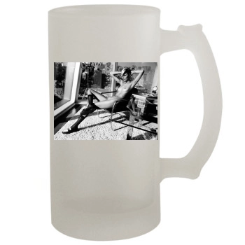 Anja Rubik 16oz Frosted Beer Stein