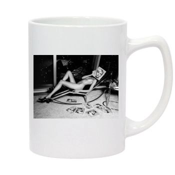 Anja Rubik 14oz White Statesman Mug