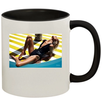 Anja Rubik 11oz Colored Inner & Handle Mug