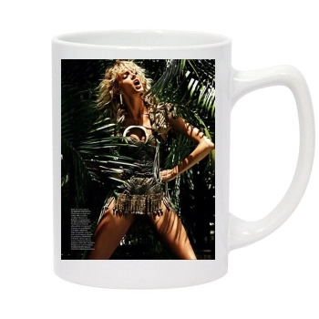 Anja Rubik 14oz White Statesman Mug