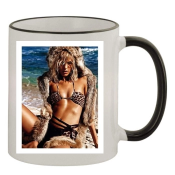 Anja Rubik 11oz Colored Rim & Handle Mug