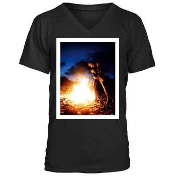 Anja Rubik Men's V-Neck T-Shirt