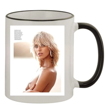 Anja Rubik 11oz Colored Rim & Handle Mug