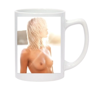 Anja Rubik 14oz White Statesman Mug