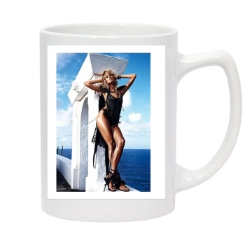 Anja Rubik 14oz White Statesman Mug