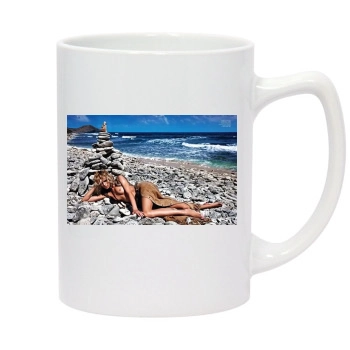 Anja Rubik 14oz White Statesman Mug