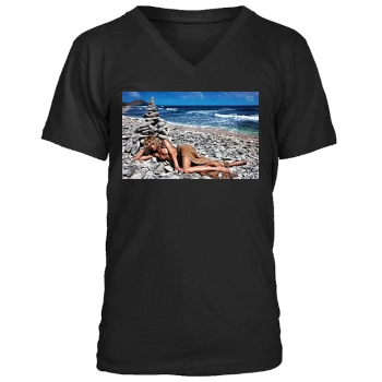 Anja Rubik Men's V-Neck T-Shirt