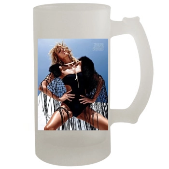 Anja Rubik 16oz Frosted Beer Stein