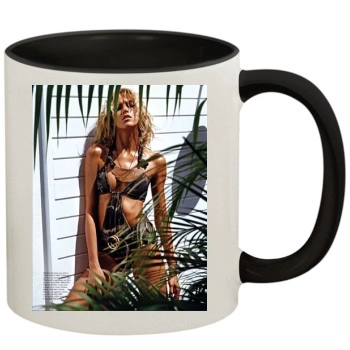 Anja Rubik 11oz Colored Inner & Handle Mug