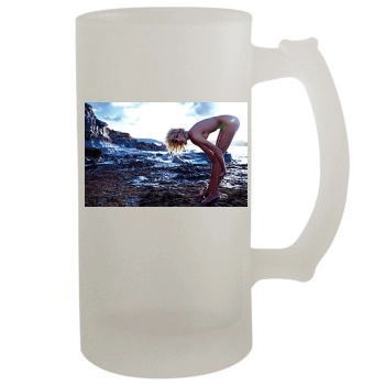 Anja Rubik 16oz Frosted Beer Stein