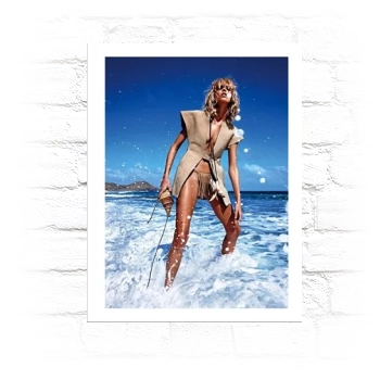 Anja Rubik Metal Wall Art