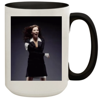 Anna Friel 15oz Colored Inner & Handle Mug