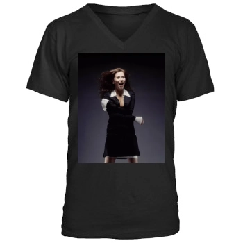 Anna Friel Men's V-Neck T-Shirt