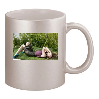 Anna Torv 11oz Metallic Silver Mug