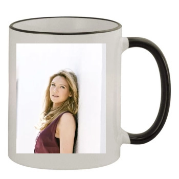 Anna Torv 11oz Colored Rim & Handle Mug