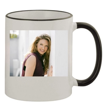 Anna Torv 11oz Colored Rim & Handle Mug