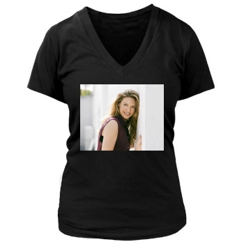 Anna Torv Women's Deep V-Neck TShirt